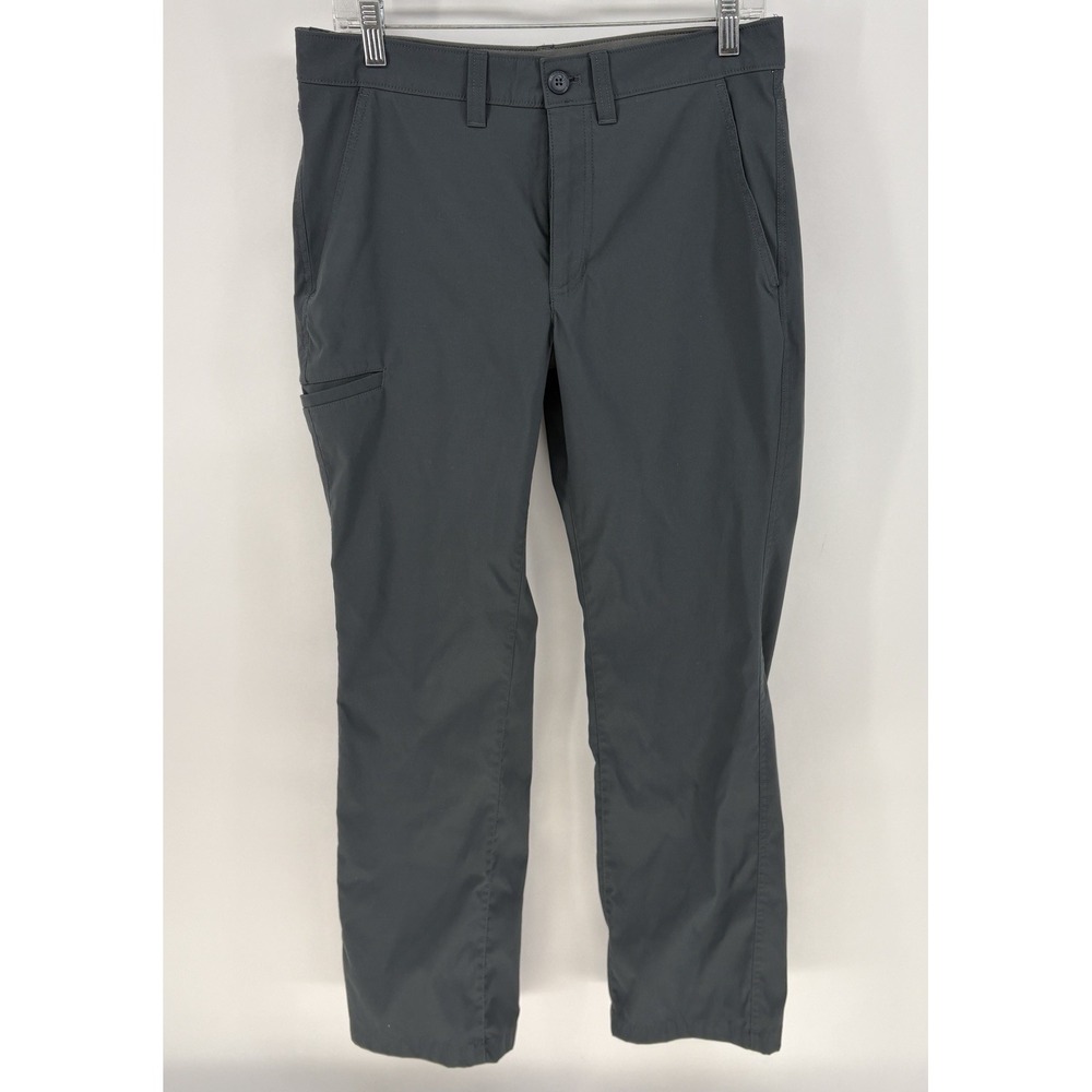 Eddie Bauer Mens 30X30 Horizon Guide Chino Golf Pants Gray Straight Tech Stretch